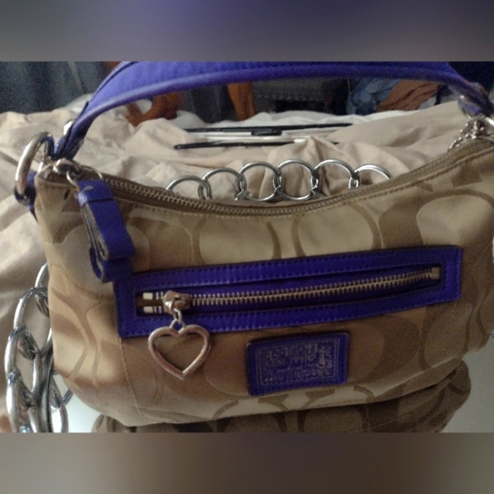 Mid size coach purse